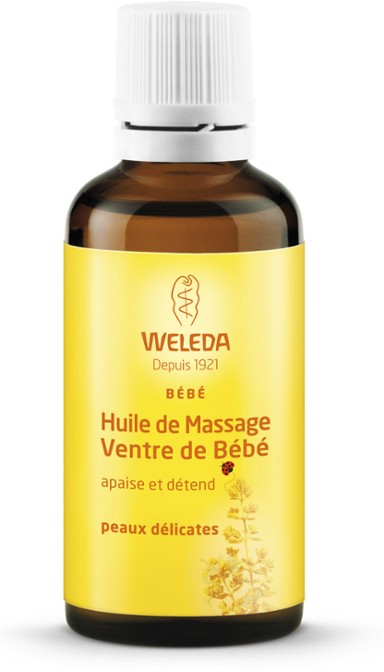 Huile de massage ventre de bébé, Suckle