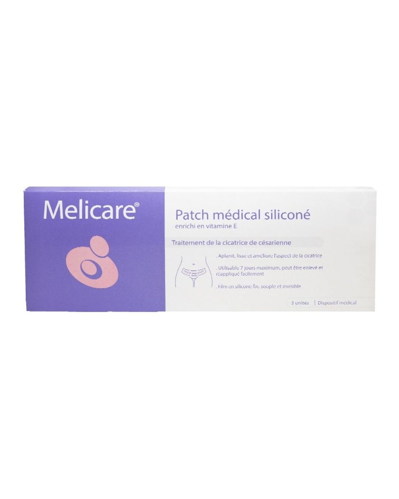 Patch siliconé médical pour césarienne 